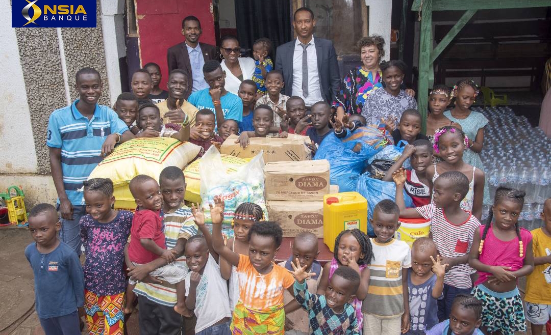 Mois de l’enfant : NSIA Banque Guinée aux côtés des enfants de l’orphelinat Hakuna Matata de Conakry
