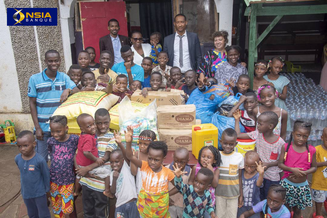 Mois de l’enfant : NSIA Banque Guinée aux côtés des enfants de l’orphelinat Hakuna Matata de Conakry